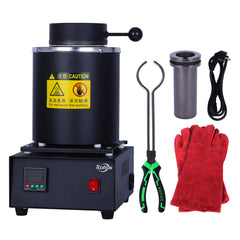 Tooltos Jewelry Tools Black-110V / 1KG Tooltos 1800W Digital Metal Gold Jewelry Electric Melting Furnace