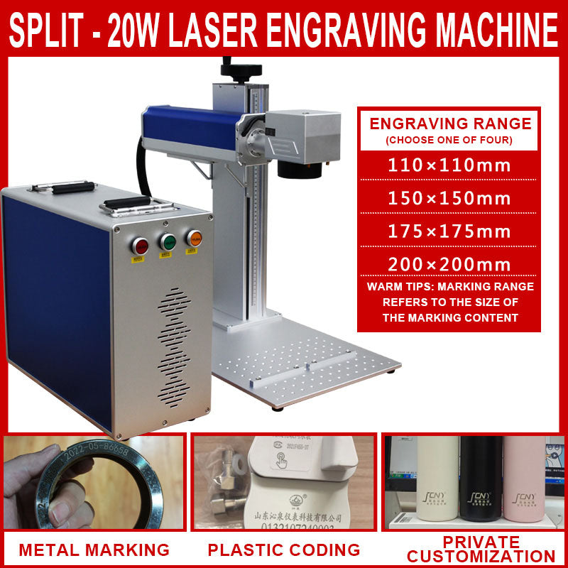 Tooltos Jewelry Tools Split - 20W Laser Engraving Machine