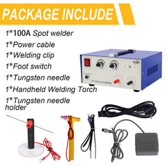 Tooltos Jewelry Tools Tooltos 100A Jewelry Pulse Spot Welder For Gold, Silver And Platinum