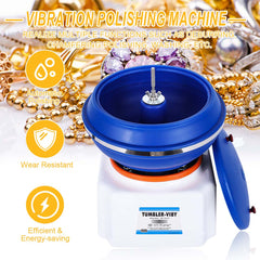 Tooltos Jewelry Tools Tooltos 12 inch Vibratory Tumbler Jewelry Polishing Machine