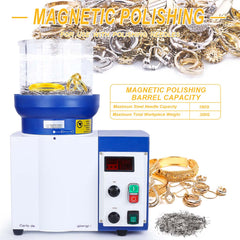 Tooltos Jewelry Tools Tooltos 3 in 1 Multi-functional Wet And Dry Magnetic Polishing Centrifugal Polishing Machine