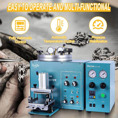 Tooltos Jewelry Tools Tooltos 3KG Capacity Fully Automatic Jewelry Vacuum Wax Injector Machine