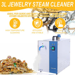 Tooltos Jewelry Tools Tooltos 3L Gold Silver Stainless Steel Jewelry Steam Cleaner