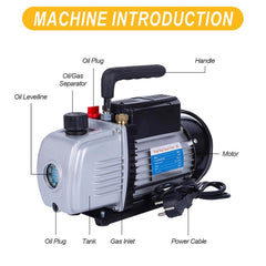 Tooltos Jewelry Tools Tooltos 4CFM 1/3HP Single Stage Professional Vacuum Pump