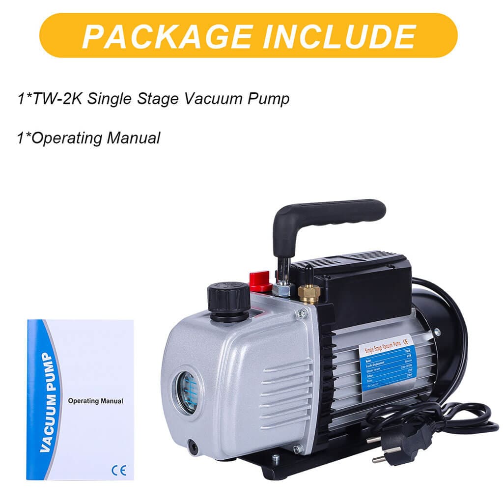 Tooltos Jewelry Tools Tooltos 4CFM 1/3HP Single Stage Professional Vacuum Pump