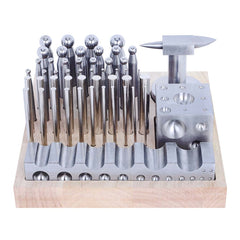 Tooltos Jewelry Tools Tooltos 50pcs Multi-Purpose Metal Forming Dapping Set For Jewelry Making