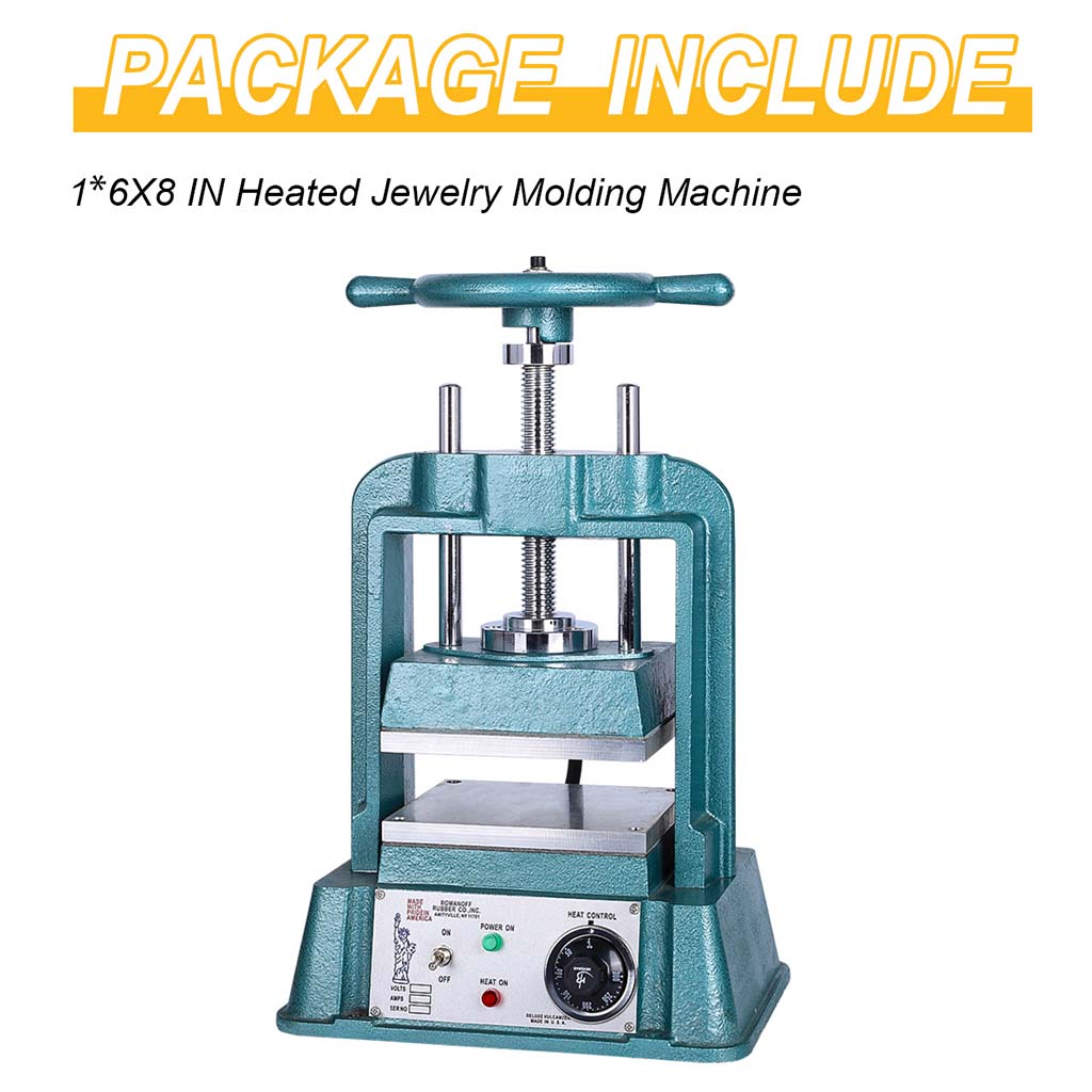 Tooltos Jewelry Tools Tooltos 6X8 Inches Heating Vulcanizer Jewelry Casting Molding Machine