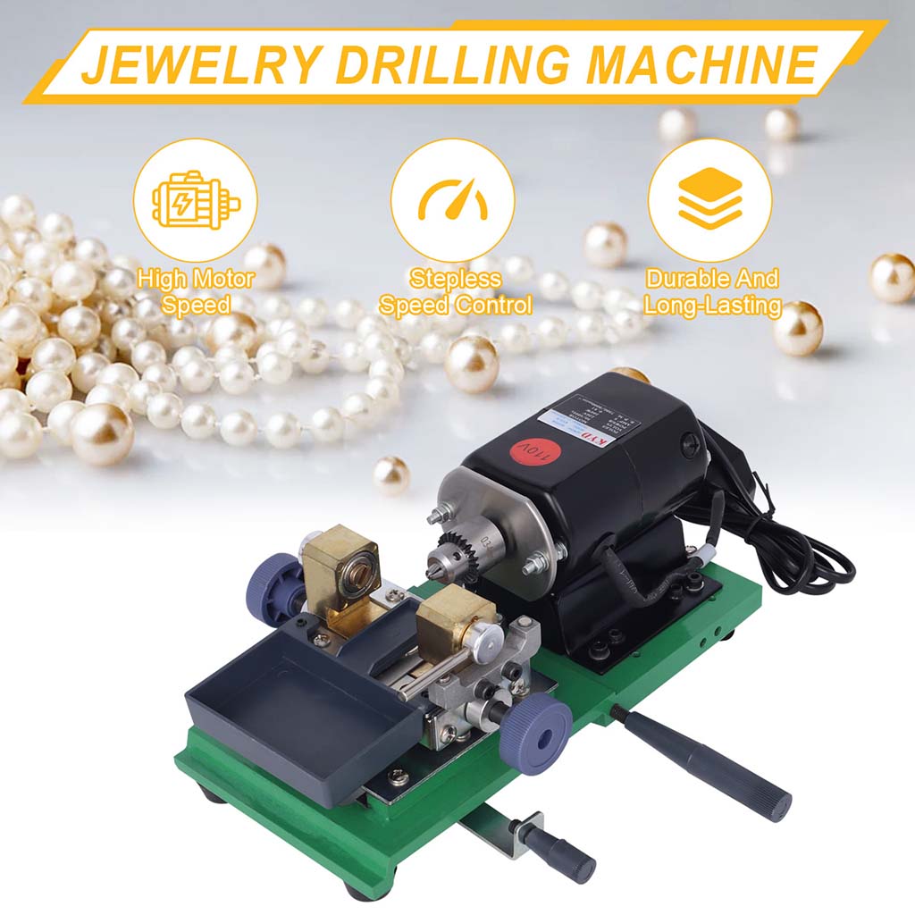 Tooltos Jewelry Tools Tooltos 8000RPM Jewelry Beads Holing Pearl Drilling Machine