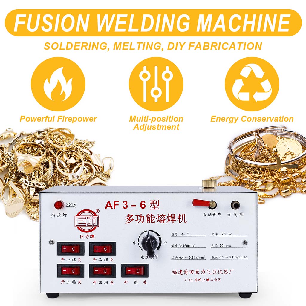 Tooltos Jewelry Tools Tooltos AF3-6 Multi-function Gold Silver Jewelry Fusion Welding Machine