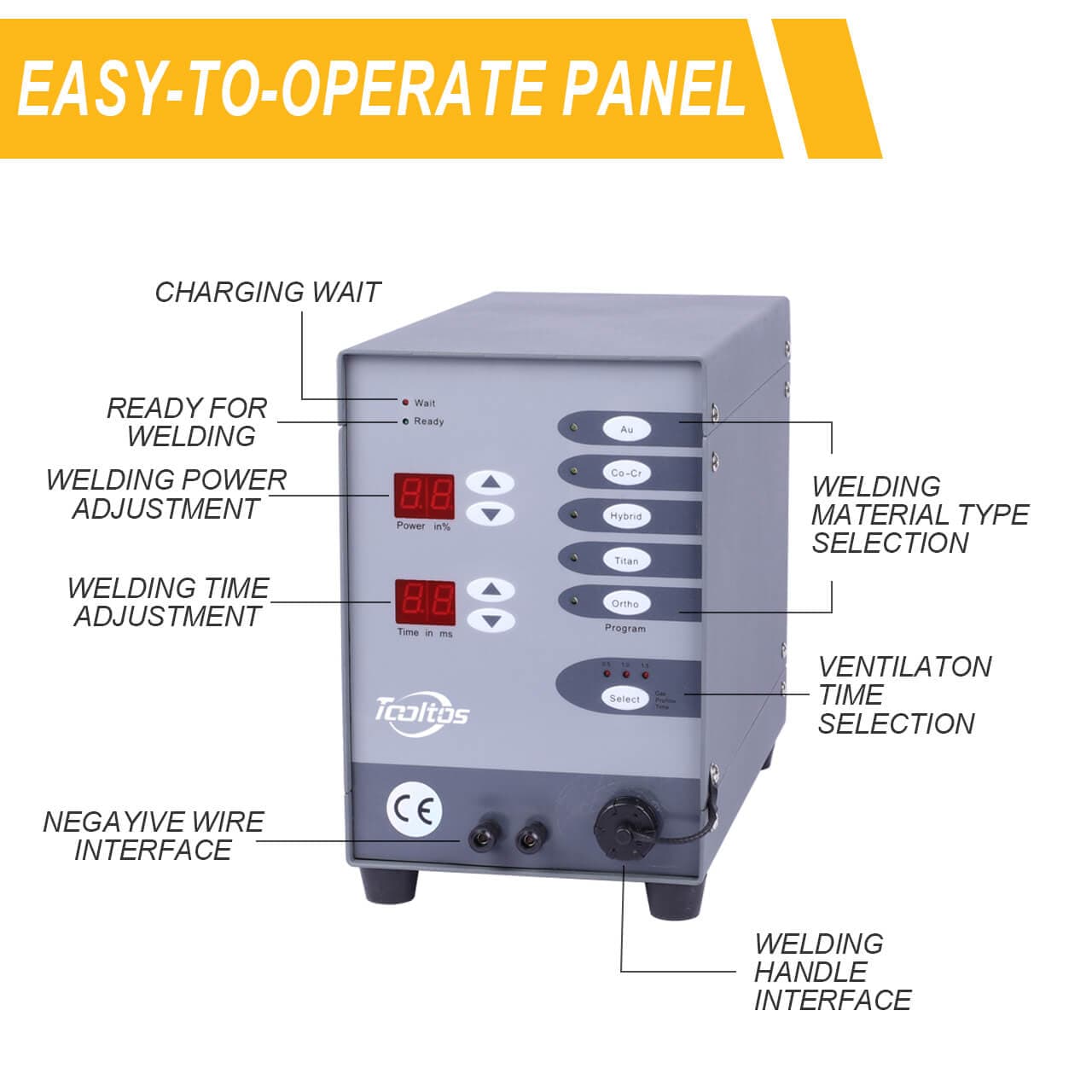 Tooltos Jewelry Tools Tooltos Automatic CNC Pulse Argon Arc Tig Jewelry Spot Welding Machine