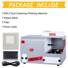 Tooltos Jewelry Tools Tooltos DM-2 Benchtop Dust Collecting Jewelry Polishing Machine