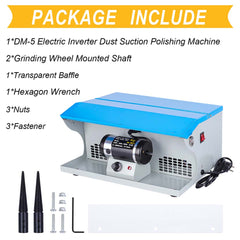 Tooltos Jewelry Tools Tooltos DM-5 Bench Grinder Inverter Dust Suction Jewelry Polishing Machine