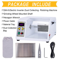 Tooltos Jewelry Tools Tooltos DM-8 Bench Grinder Inverter Dust Collecting Jewelry Polishing Machine