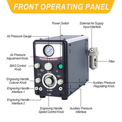 Tooltos Jewelry Tools Tooltos Double-Handle Jewelry Pneumatic Engraving Machine