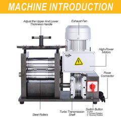 Tooltos Jewelry Tools Tooltos Four-in-one Electric Tablet Press Jewelry Rolling Mill Machine