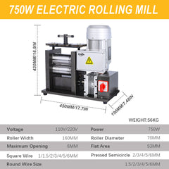 Tooltos Jewelry Tools Tooltos Four-in-one Electric Tablet Press Jewelry Rolling Mill Machine