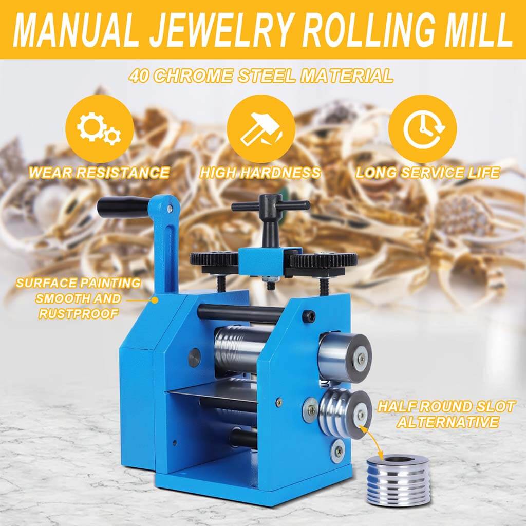 Tooltos Jewelry Tools Tooltos Four-in-one Manual Jewelry Rolling Mill Machine