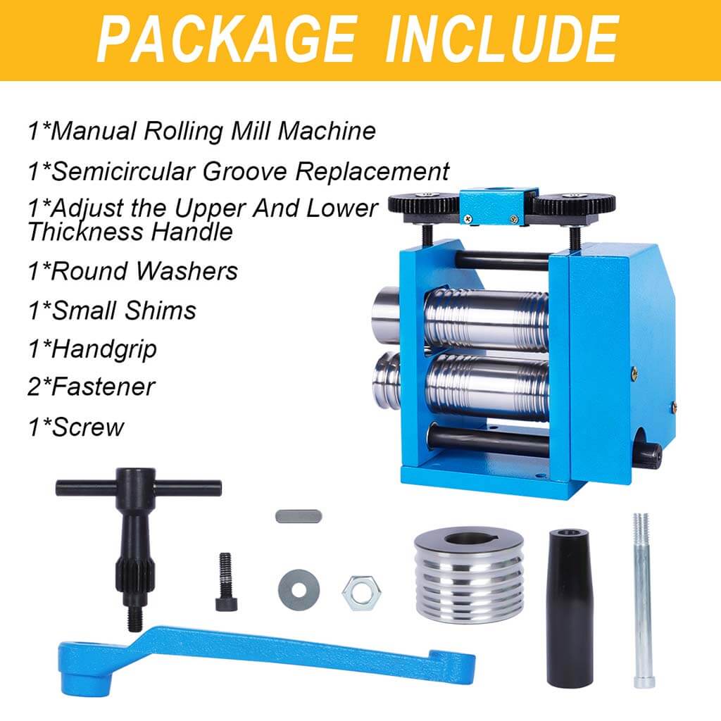 Tooltos Jewelry Tools Tooltos Four-in-one Manual Jewelry Rolling Mill Machine