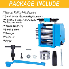 Tooltos Jewelry Tools Tooltos Four-in-one Manual Jewelry Rolling Mill Machine