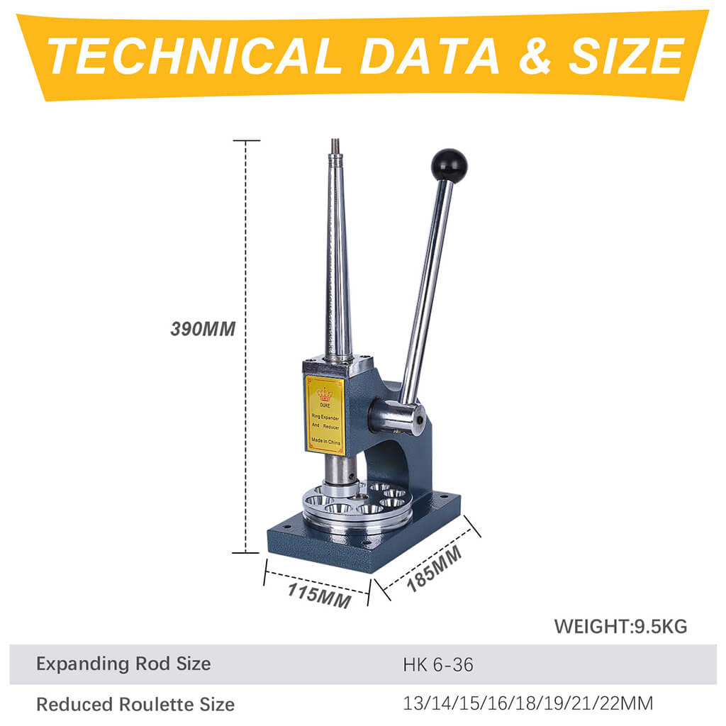 Tooltos Jewelry Tools Tooltos HK 6-36 Ring Stretcher Expander Reducer