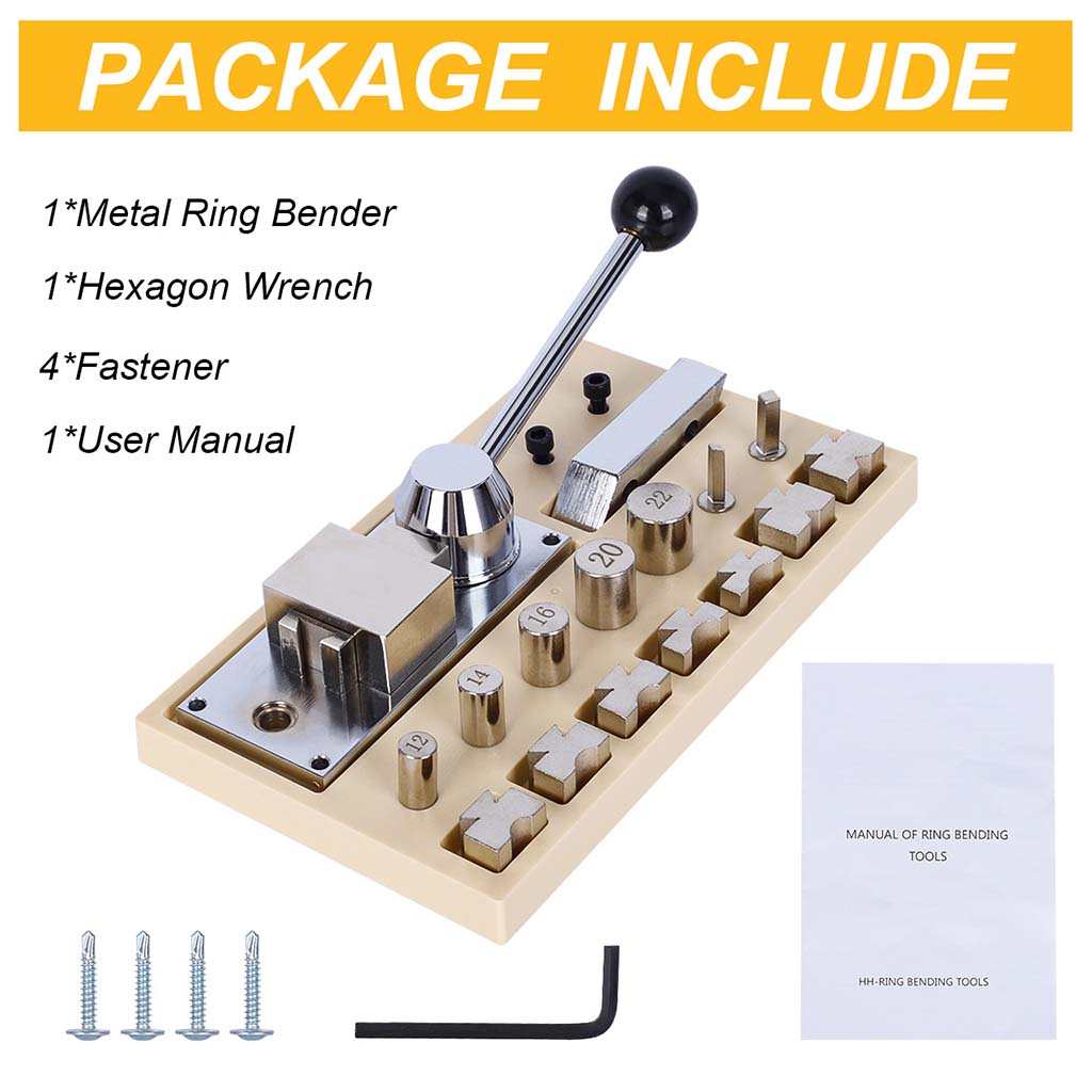 Tooltos Jewelry Tools Tooltos IV Plastic Bases Ring Bending Tool