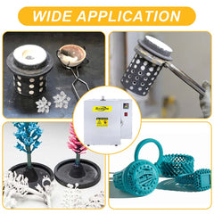 Tooltos Jewelry Tools Tooltos Jewelry Casting Segmented Temperature Controlled Burnout Furnace Mold Oven Machine