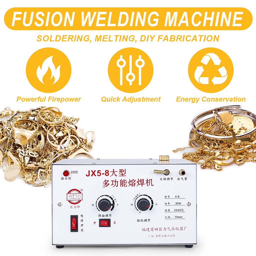 Tooltos Jewelry Tools Tooltos JX5-8 Multi-function Gold Silver Jewelry Fusion Welding Machine