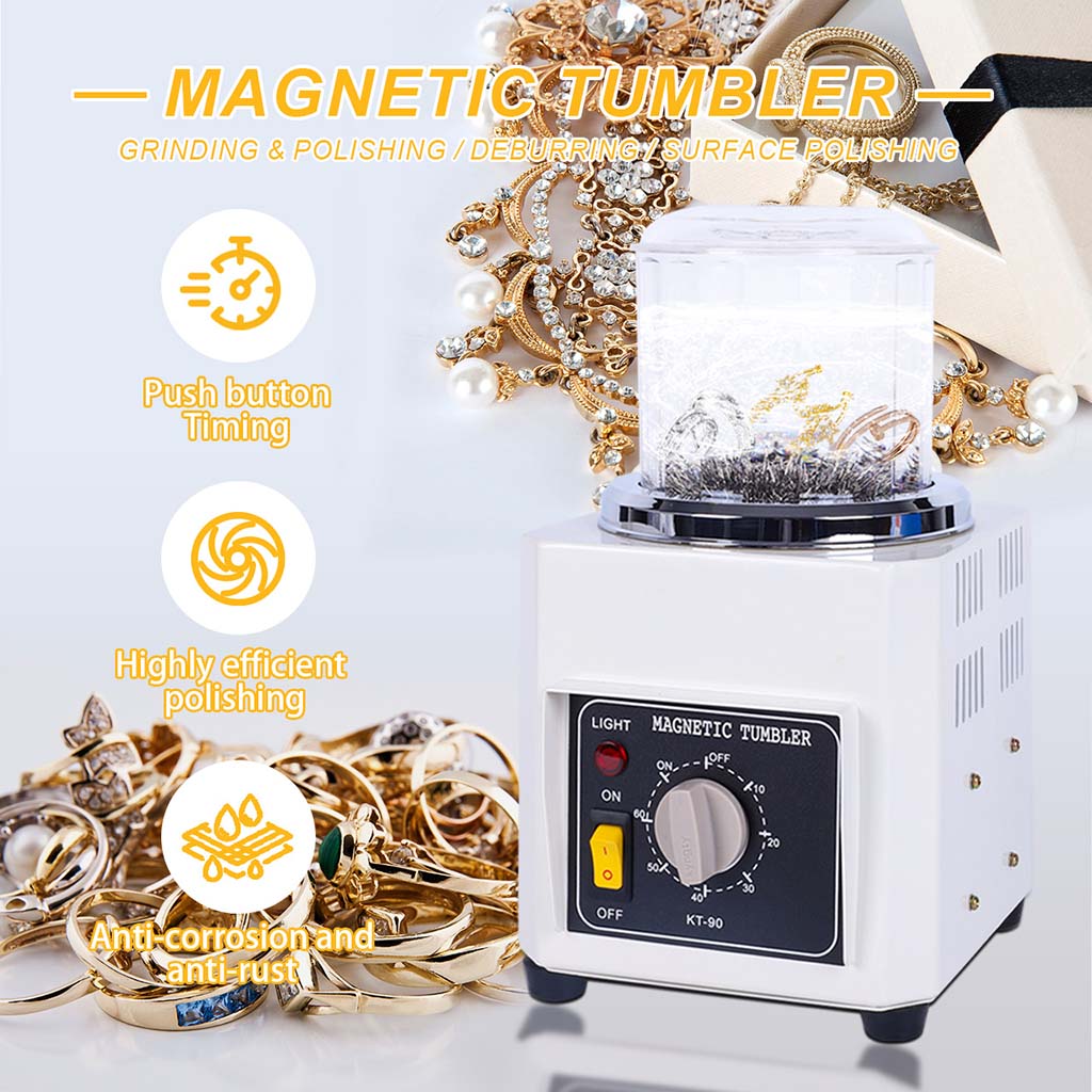 Tooltos Jewelry Tools Tooltos KT-90 Magnetic Tumbler Jewelry Polishing Machine