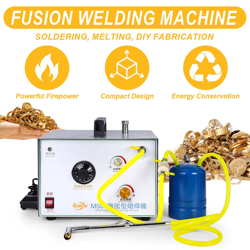 Tooltos Jewelry Tools Tooltos M500 Multi-function Gold Silver Jewelry Fusion Welding Machine