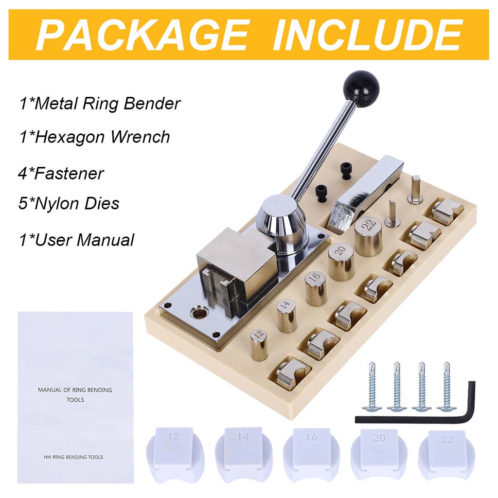 Tooltos Jewelry Tools Tooltos Ⅲ Plastic Bases Ring Bending Tool