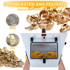 Tooltos Jewelry Tools Tooltos PS-B Universal Pneumatic Jewelry Sandblaster Wet Dry Sandblasting Machine