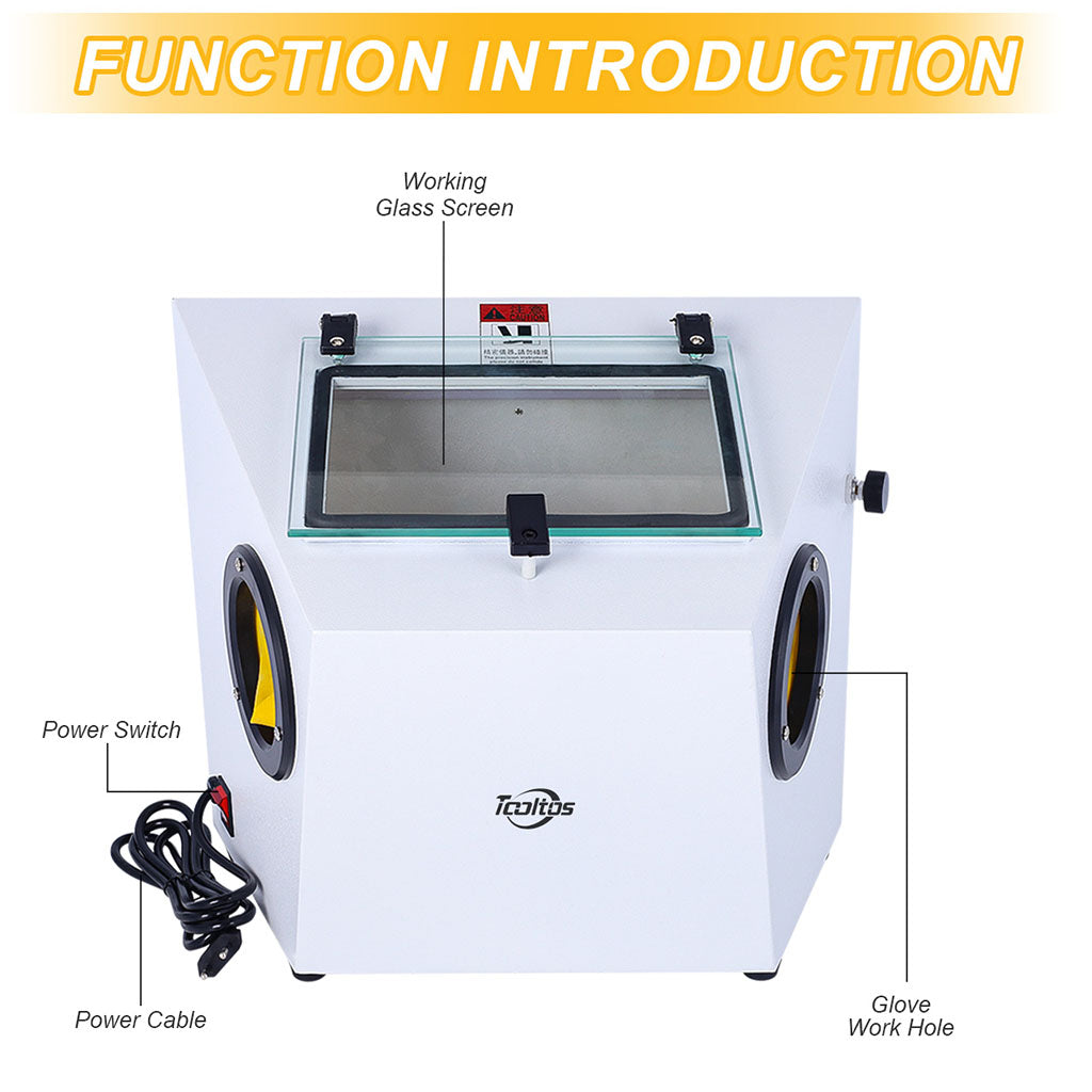 Tooltos Jewelry Tools Tooltos PS-B Universal Pneumatic Jewelry Sandblaster Wet Dry Sandblasting Machine