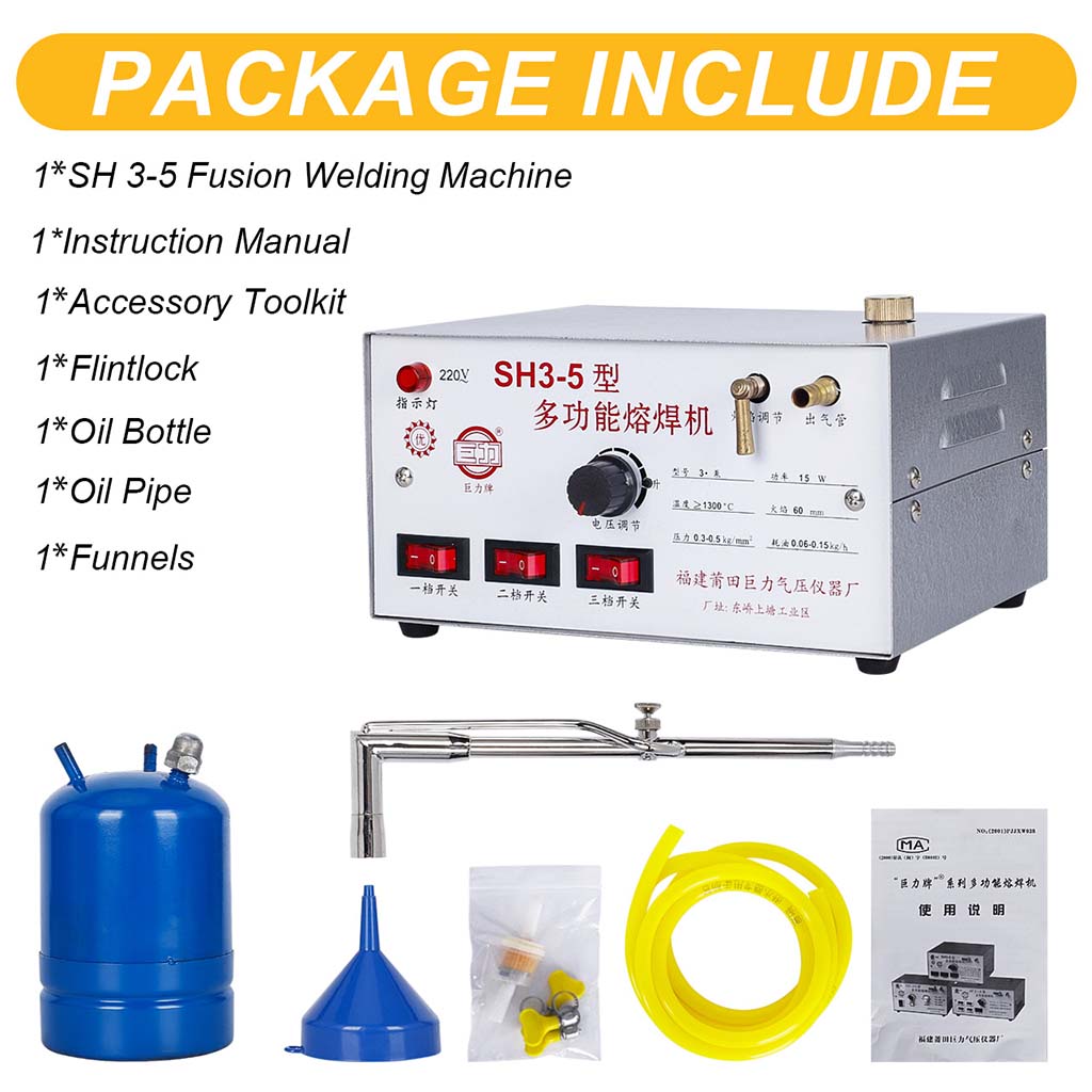 Tooltos Jewelry Tools Tooltos SH3-5 Multi-function Gold Silver Jewelry Fusion Welding Machine