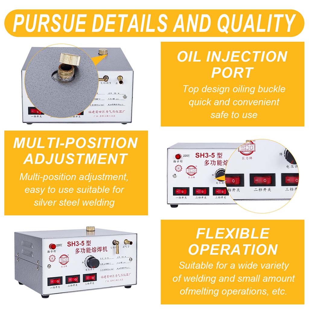 Tooltos Jewelry Tools Tooltos SH3-5 Multi-function Gold Silver Jewelry Fusion Welding Machine