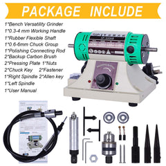 Tooltos Jewelry Tools Tooltos SP-5006B Multi-purpose Bench Lathe Polisher Jewelry Polishing and Grinding Machine