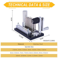 Tooltos Jewelry Tools Tooltos Stainless Steel Manual Jump Ring Maker Jewelry Wire Drawing Machine