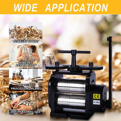 Tooltos Jewelry Tools Tooltos Three-in-one 130mm Manual Jewelry Rolling Mill Machine