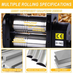 Tooltos Jewelry Tools Tooltos Three-in-one 130mm Manual Jewelry Rolling Mill Machine