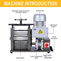 Tooltos Jewelry Tools Tooltos Three-in-one Electric Jewelry Tablet Press Rolling Mill Machine