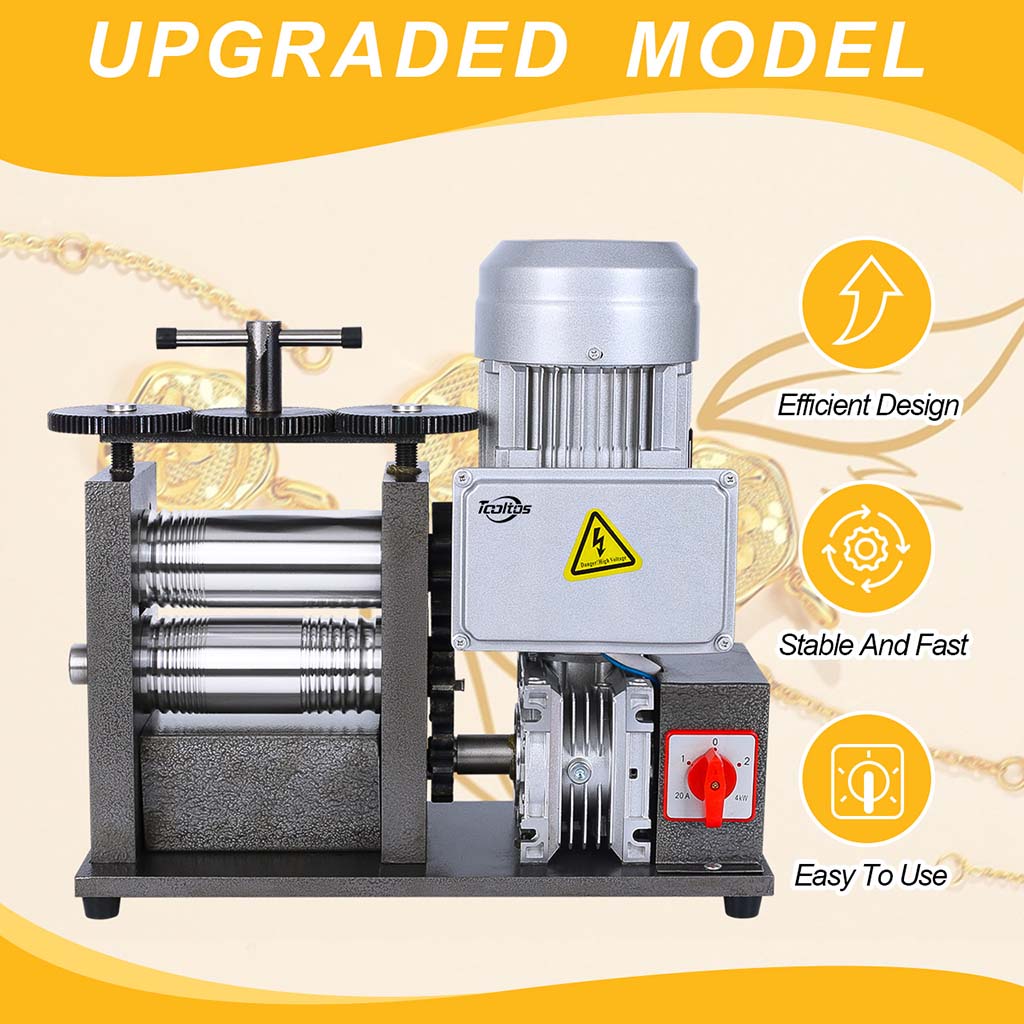 Tooltos Jewelry Tools Tooltos Three-in-one Electric Jewelry Tablet Press Rolling Mill Machine