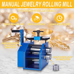 Tooltos Jewelry Tools Tooltos Three-in-one Manual Jewelry Rolling Mill Machine