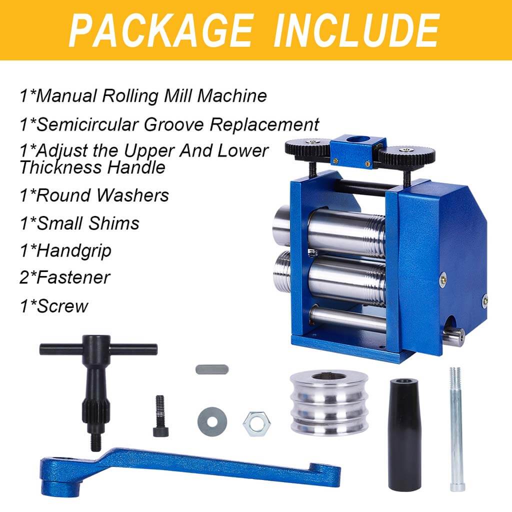 Tooltos Jewelry Tools Tooltos Three-in-one Manual Jewelry Rolling Mill Machine