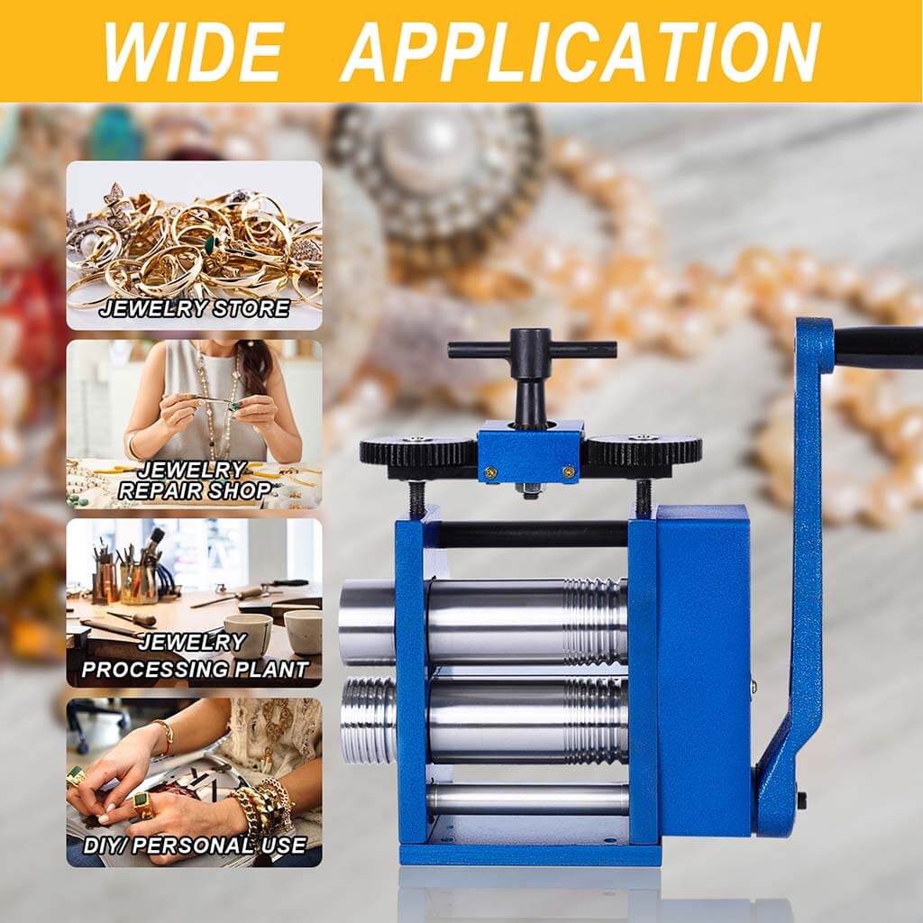 Tooltos Jewelry Tools Tooltos Three-in-one Manual Jewelry Rolling Mill Machine