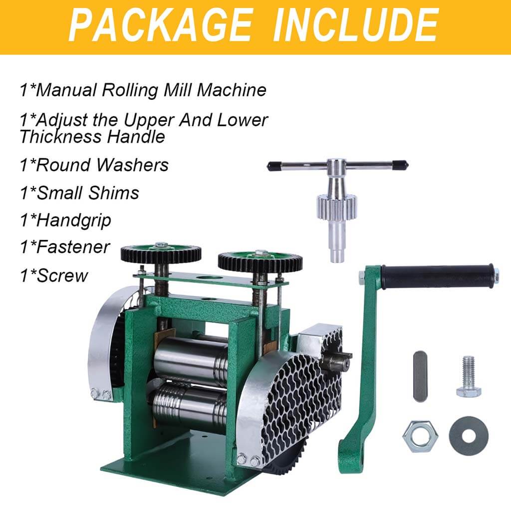 Tooltos Jewelry Tools Tooltos Three-in-one Manual Tablet Press Jewelry Rolling Mill Machine