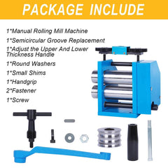 Tooltos Jewelry Tools Tooltos Two-in-one Manual Jewelry Rolling Mill Machine