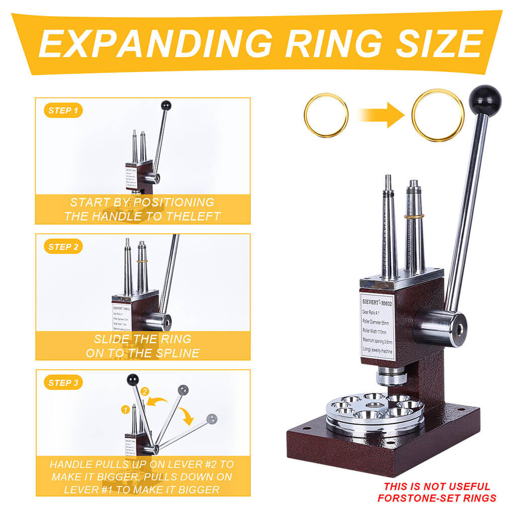 Tooltos Jewelry Tools Tooltos US 1-33 Double Mandrel Ring Stretcher Expander Reducer