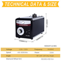 Tooltos Jewelry Tools TooltosMulti-Angle Engraving Knife Grinding Machine HH-GM01
